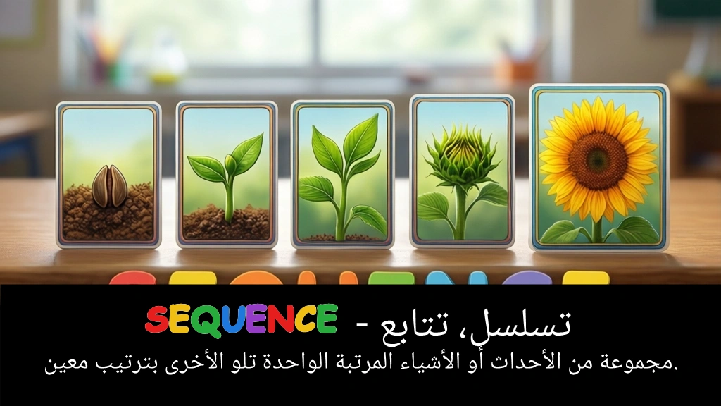 Arabic Illustration for sequence